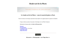 Desktop Screenshot of boulevarddelaphoto.com